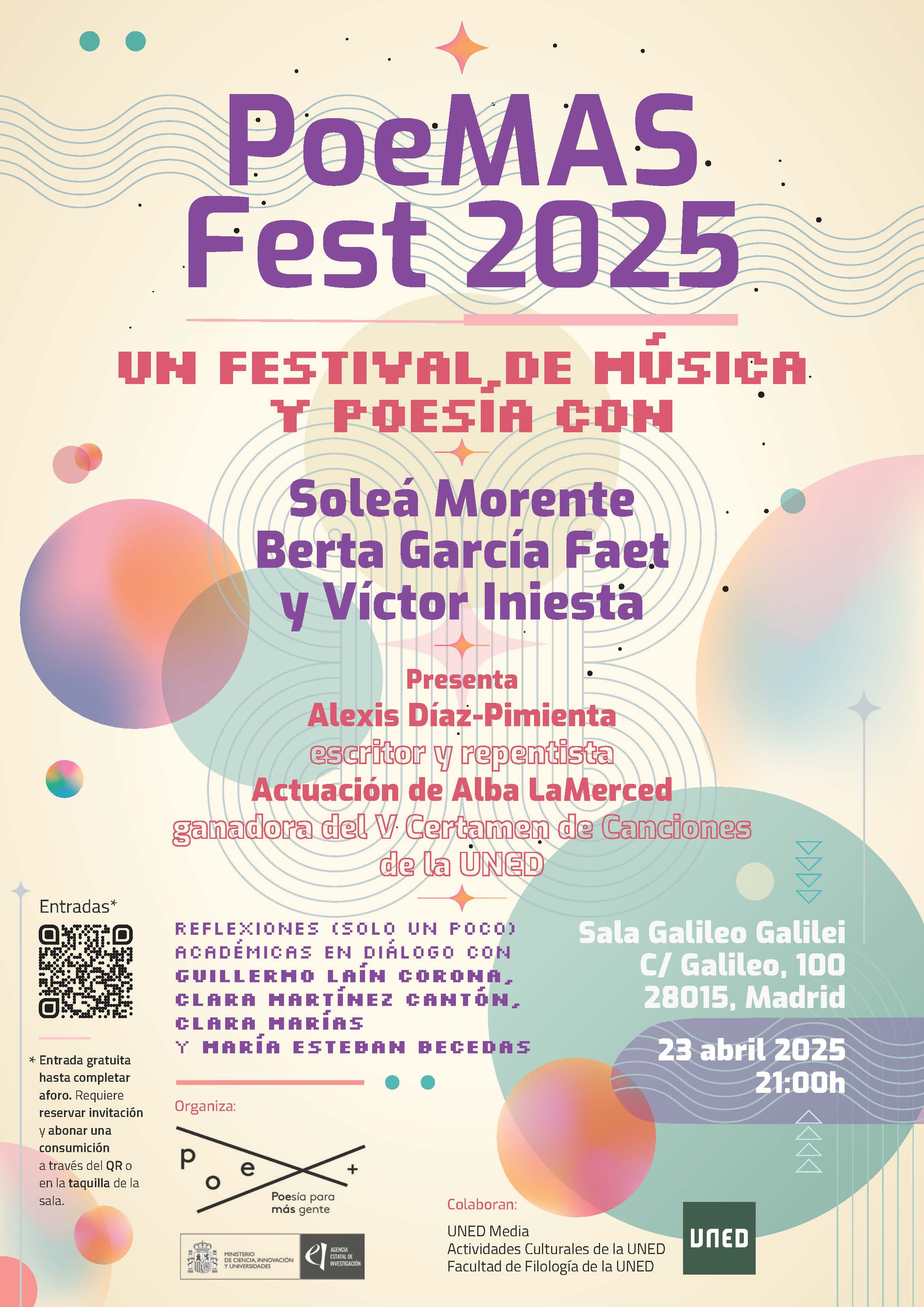 PoeMAS Fest: un festival de música y poesía